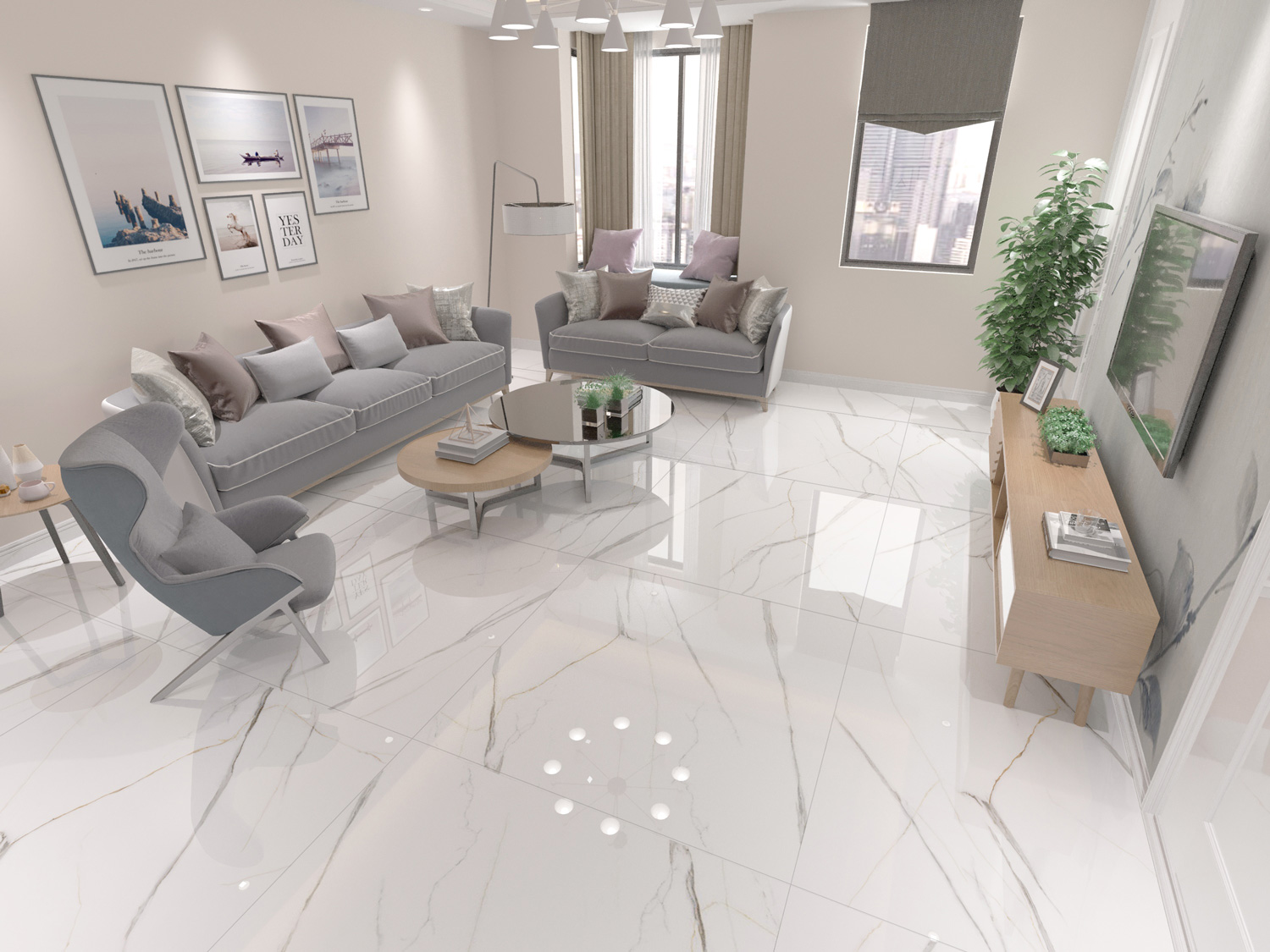 کاشی هرمس - 120x120 - طرح 8